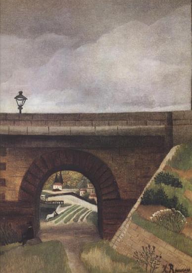 Henri Rousseau View from an Arch of the Bridge of Sevres Germany oil painting art